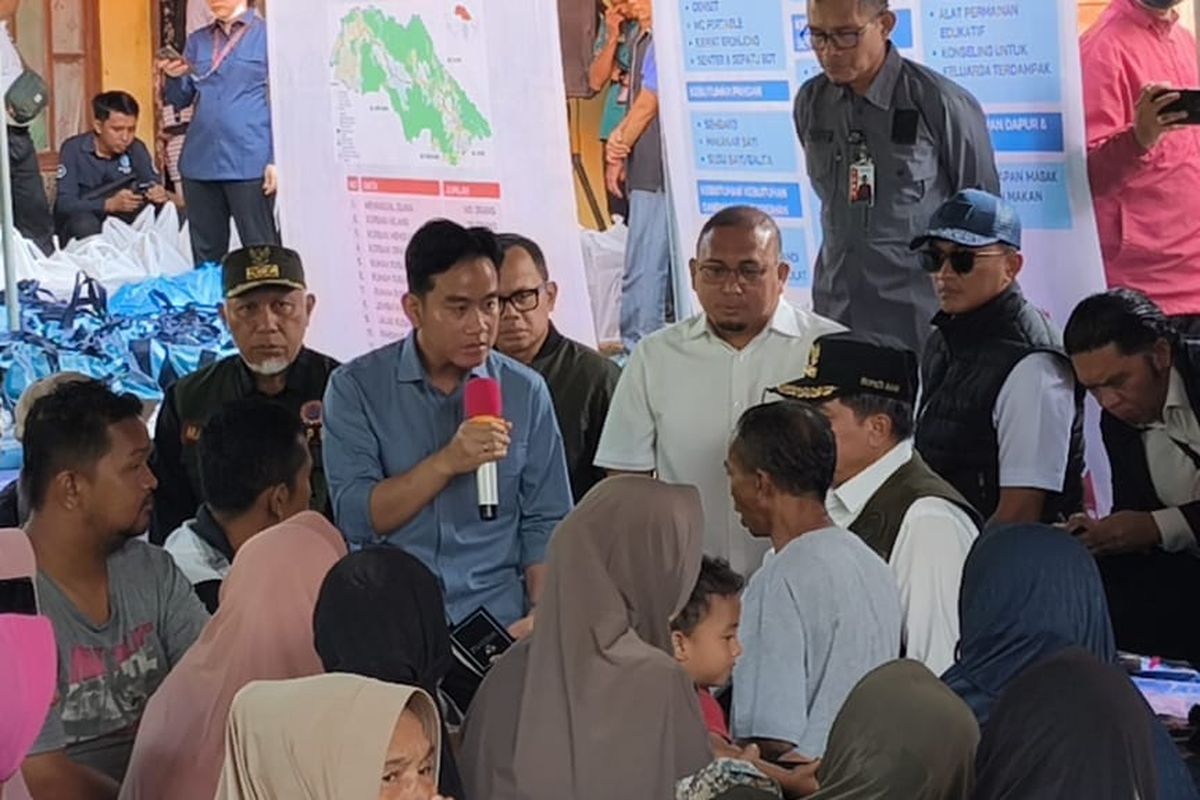 Wakil Presiden Gibran Percepat Distribusi Bantuan dan Pemulihan Infrastruktur Korban Banjir Sumatera