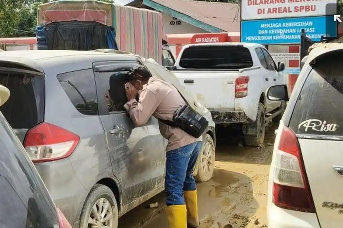 Polres Aceh Tamiang Bantah Keras Isu Mayat di Mobil Terendam Banjir